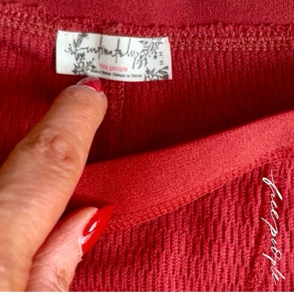 Free People Longjohns with embroidery - Picture 7 of 7